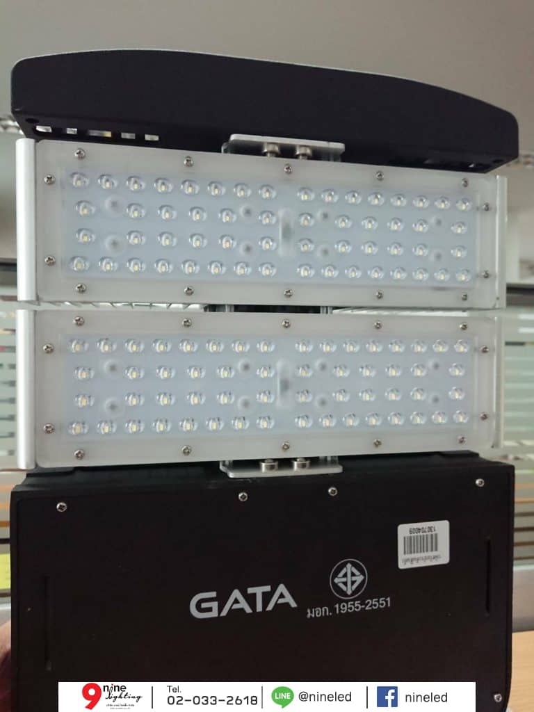 โคมไฟถนน LED 90w Module Series (เดย์ไลท์) GATA ด้านหน้า แนวตั้ง